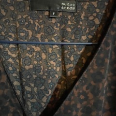 美品 落ち着いたヒョウ柄ワンピの画像