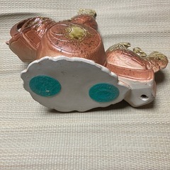 信楽焼/鳥小槌/置物/中古品 信楽焼 和洋置物　応接室 事務所 趣味信楽焼 陶器市の画像