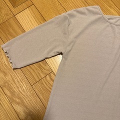 レディース　　五分袖カットソー　Lサイズの画像