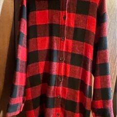 未使用品 厚手ロングシャツ  色違い2着出品の画像