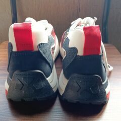 新品 25cm メンズ スニーカー ブルー 厚底 男女兼用 シューズ 識別番号:【N574-S】の画像