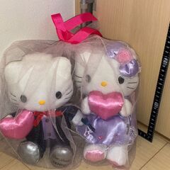ハローキティ＆ダニエル カップルぬいぐるみ ウェディング 非売品の画像