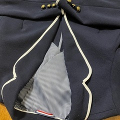 GUネイビー テーラードジャケット ゴールドボタンの画像