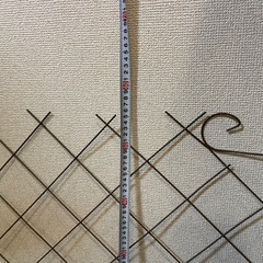 【2個】アンティーク風アイアンラティ ス横長ガーデン装飾の画像