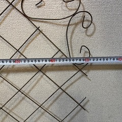 【2個】アンティーク風アイアンラティ ス横長ガーデン装飾の画像