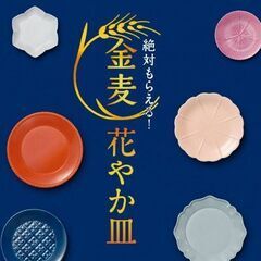 ●サントリー「金麦 花やか皿」５枚の画像