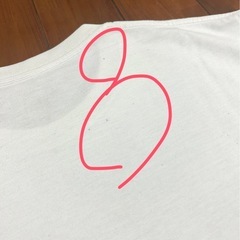 THE NORTH FACEのロゴ付きTシャツの画像