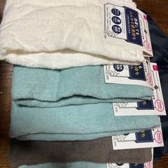 ダイソー バスタオル5枚セット  フェイスタオル2枚付きの画像