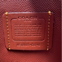 COACH ウィロウ ショルダー バッグ シグネチャー キャンバス C2745の画像