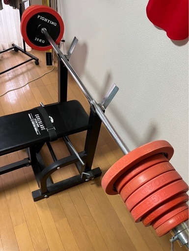 FIGHTING ROADのベンチプレスセット（合計80kg）