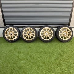 スバル インプレッサ WRX STI 純正 BBS ホイール 鍛造 8.0Jの画像