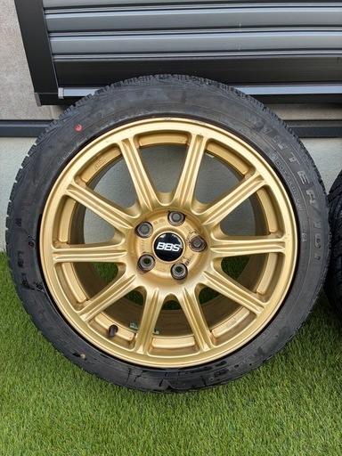 スバル インプレッサ WRX STI 純正 BBS ホイール 鍛造 8.0J (ヒロム