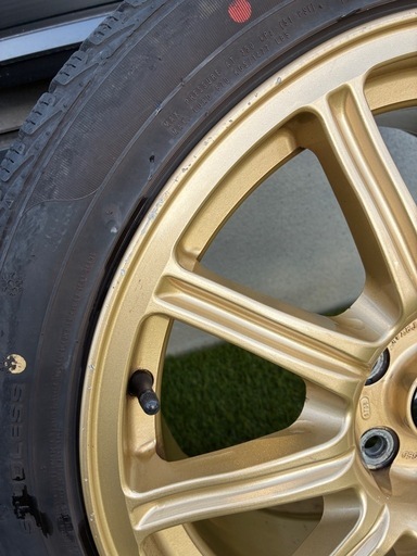 スバル インプレッサ WRX STI 純正 BBS ホイール 鍛造 8.0J