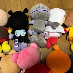 アンパンマンぬいぐるみ10体の画像