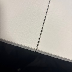 L字型パソコンデスク ホワイトの画像