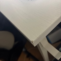 L字型パソコンデスク ホワイトの画像