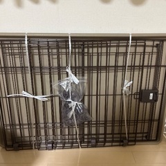 犬のケージの画像