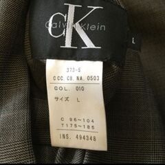 CalvinKlein メンズ リバーシブルダウンジャケット Lサイズの画像