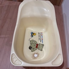 昔ながらのベビーバスの画像
