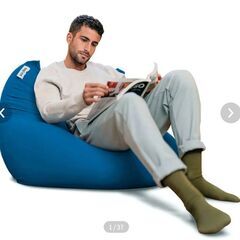 ●未使用(^^♪●Yogibo Mini ヨギボー ミニ　ダークグレー●相模原　横浜　神奈川●の画像