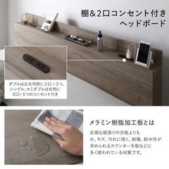 ベッドフレーム（ダブルサイズ）の画像