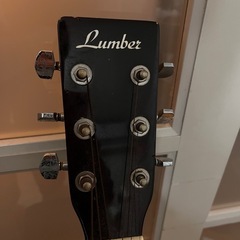【今出川駅受け渡し】Lumber アコースティックギター＋ソフトケース（サビ汚れあり／演奏可）の画像