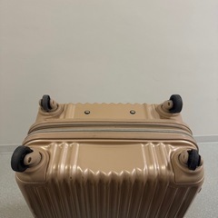 スリム ピンクゴールド 4輪キャリーケースの画像