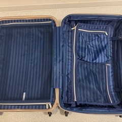 スリム ピンクゴールド 4輪キャリーケースの画像