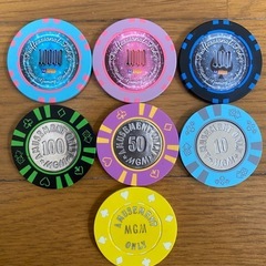 MGM社　松井製　マツイ　カジノチップ649枚の画像