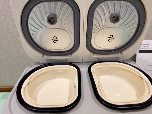 ✨一度に4品調理✨離乳食に便利　VERSOS VS-MA006炊飯器 ダブルクック 3.5合+3.5合
