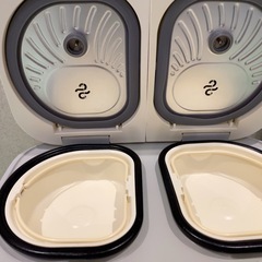 ✨一度に4品調理✨離乳食に便利　VERSOS VS-MA006炊飯器 ダブルクック 3.5合+3.5合の画像