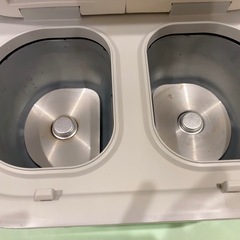 ✨一度に4品調理✨離乳食に便利　VERSOS VS-MA006炊飯器 ダブルクック 3.5合+3.5合の画像