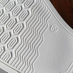 新品 25cm メンズ スニーカー ホワイト 厚底 男女兼用 シューズ 識別番号:【N579-S】の画像