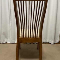 ウッドのハイバックチェア（4脚セット）の画像