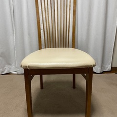 ウッドのハイバックチェア（4脚セット）の画像