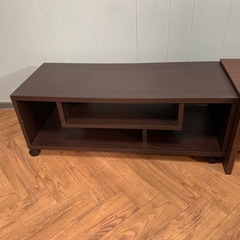 【訳ありタダでお譲りします】シンプル　テレビ台　2セットの画像