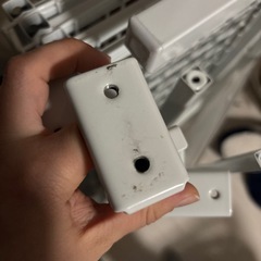 ニトリ　パイプベッド　シングル　白の画像