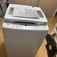 AQUA縦型洗濯機　7kg　2021年式の画像