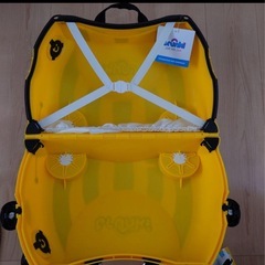 【新品】子供を乗せて引っ張れるスーツケース機内持ち込み可能の画像