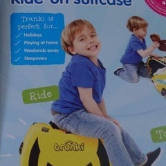 【新品】子供を乗せて引っ張れるスーツケース機内持ち込み可能の画像