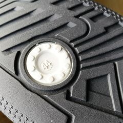 新品 27cm メンズ スニーカー ホワイト ブラック 厚底 シューズ 識別番号:【N582-S】の画像