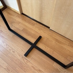 黒スチール　コートスタンド　ハンガーラックの画像