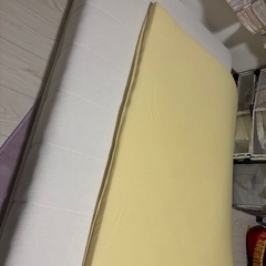 ニトリ　パイプベッド　シングル　白の画像