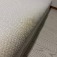 ニトリ　パイプベッド　シングル　白の画像