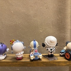 カラフルフィギュア5体セットの画像
