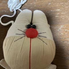 ウサギ型布製ポシェットの画像