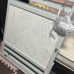 カトージベビーベッド(モンポケ・ポケモン) ミニベビーベッド　ハイタイプの画像