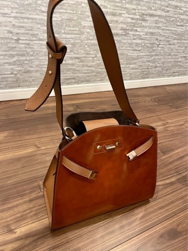 超美品 made in Italia bag 牛皮