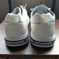 新品 27cm メンズ スニーカー ホワイト 厚底 シューズ 普段着 識別番号:【N584-S】の画像