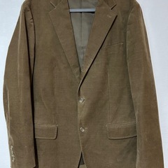 UNIQLOコーデュロイ テーラードジャケット、ブラウンの画像